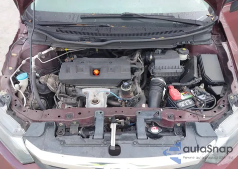 2012 Honda Civic Lx из США, поврежденный, VIN 2HGFB2F56CH532714